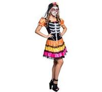 déguisement jour des morts coloré ado - 14/16 ans - multicolore - boland 78117 Multicolore G