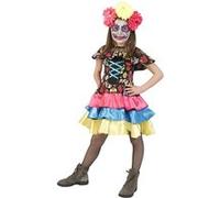 déguisement jour des morts coloré fille - 8/10 ans - multicolore - générique 404171/128 Multicolore