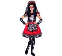W WIDMANN MILANO – Costume pour enfants Dia de los Muertos, robe – Déguisement carnaval/Halloween
