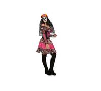 Mom Day Of The Dead Woman Costume Rose XL