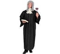 Déguisement Juge Toge Magistrat Tribunal Adulte M/l Noir 010663 W Widmann Milano Party Fashion M/L - 010663 W WIDMANN MILANO Party Fashion Noir G