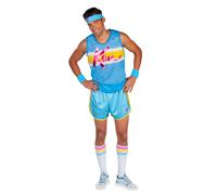 Déguisement Ken Aérobique Homme - Taille: M / L Bleu