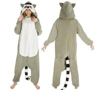 Déguisement Kigurumi Raton Laveur Blanc