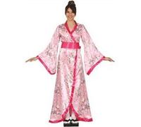 déguisement kimono imprimé floral rose femme - l - rose - guirca 79376 Rose G