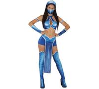 Déguisement Kitana Femme - FUNIDELIA - Mortal Kombat - Bleu - Adulte S