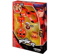 Déguisement Ladybug - Masque Yoyo Miroir Boucles d'oreilles Kwami Tikki - BANDAI - Miraculous Ladybug - Set de transformation
