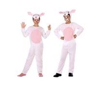 Déguisement Fille Garçon LAPIN Blanc 3/4 ans Enfant Animal Dessin Animé NEUF