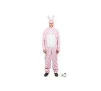 Generique Déguisement P'TIT CLOWN Lapin rose adulte Peluche douce Taille S/M Mixte