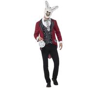 Déguisement Lapin Du Temps Homme Xl Noir
