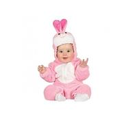 déguisement lapin rose bébé - 6/12 mois - rose - guirca 87586