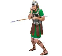 Costume de légionnaire romain homme gladiateur vert-brun