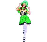 Déguisement Leprechaun St Patrick Femme - Taille: Small Vert