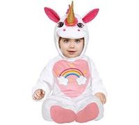déguisement licorne arc-en-ciel cur rose bébé - 12/18 mois - rose - guirca 76078 Rose G