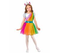 Déguisement Licorne colorée - WIDMANN - 4 ans - Intérieur - Mixte