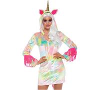 Déguisement Licorne Enchantée Femme - Taille: M (40-42) Multicolore