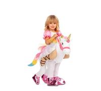 Mom Ride-on Unicorn Princess Girl Costume Rose 12-24 Months