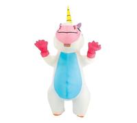Déguisement Licorne Gonflable - PTIT CLOWN - Costume Carnaval, Cosplay, Halloween - Gonflage Rapide - Multicolore - Taille Unique TU