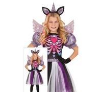 Déguisement Licorne Squelette CUr Rose Fille Violet