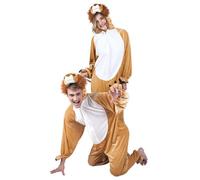 Déguisement lion adulte - 77837 - Multicolore - Blanc - Intérieur M/L