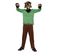 Déguisement Loup Garou Enfant Halloween 11 À 13 Ans Vert