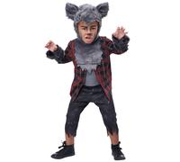 Déguisement Loup Garou Garçon - Taille: L 4 - 6 Ans (116 Cm) Multicolore