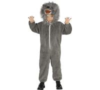 Déguisement Loup Sauvage pour Enfant T-3/4 Ans