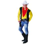Déguisement Lucky Luke - Taille Unique - Adulte - Jaune - Homme - Polyester - Personnage Célèbre