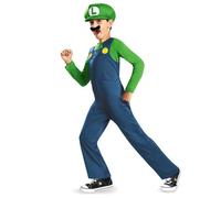 Deguisement Luigi? Enfant - Vert / Rouge - 4/6 Ans Vert