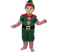Déguisement lutin bébé - Funidelia- 119645- Déguisement Noel bébé et accessoires Halloween, carnaval et Noel 6-12 mois
