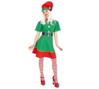 Rubie's Déguisement Elfe pour femme – Ceinture, collants et bonnet – Noël, fête, carnaval