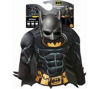 Rubie's Déguisement BATMAN – DC Officiel Édition 80 ans, noir, combinaison matelassée, cape et masque