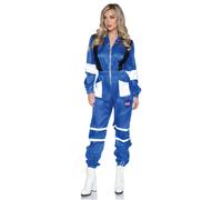 Déguisement Luxe Combinaison Astronaute Femme - Taille: M/L (42-44) Bleu