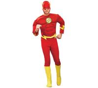 Déguisement luxe Flash homme - Rouge - L