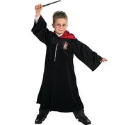 Déguisement luxe Harry Potter Cape + cravate + baguette + lunettes 5-6 ans