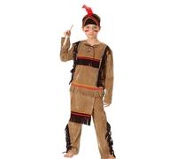 P'tit Clown Re88143 - Costume Enfant Luxe Indien, S, 4/6 Ans