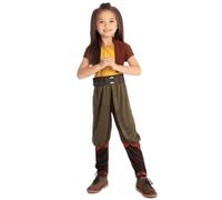 Rubie's Déguisement Raya et le dernier dragon Luxe Officiel Taille L 7 à 8 ans Marron