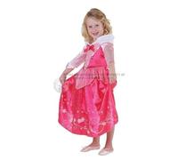 Déguisement Luxe Royale Aurore - DISNEY - Costume Satin Rose avec Paillettes - Taille S