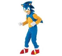 déguisement luxe sonic hérisson enfant - 7/8 ans - bleu - rubie's france r883745t78 Bleu G