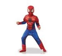 déguisement luxe spiderman série animée enfant - 7/8 ans - rouge - rubie's france r640841t78 Rouge G