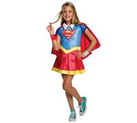 Déguisement Luxe Supergirl Super Hero Girls Fille - Taille: 3 À 4 Ans (104 Cm) Multicolore