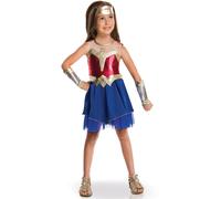 Déguisement Luxe Wonder Woman Dawn Of Justice Fille 9 À 10 Ans (129 À 140 Cm) Rouge