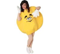 Déguisement M&M's jaune mixte M-L