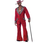 Déguisement Mac 70's Pour Homme - Taille: Xl Rouge