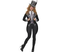 Déguisement Mademoiselle Chapelier Sombre Femme Xs Noir