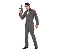 Widmann Costume Mafiaboss – veste et pantalon – Carnaval
