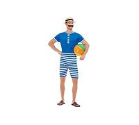 déguisement maillot de bain rétro homme - xl - multicolore - sm50726/xl