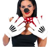 Déguisement Mains de Mickey - Disney - Adulte - Intérieur - Blanc et Noir