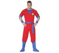 Fiestas Guirca – Costume Fighter Adulte (54-56/XL) – T-shirt, ceinture, pantalon