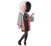 Déguisement Manteau Cruella fille 10-12 ans