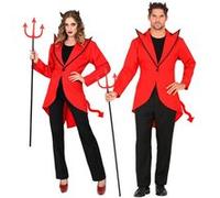 W WIDMANN MILANO Party Fashion - Costume diable, queue de pie, enfer, Satan, Mardi gras, Halloween